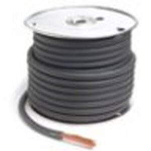 Grote Accessory Line Battery Cable, Black, 2 GA, 25' Spool - 82-5711