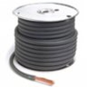 Grote Accessory Line Battery Cable, Black, 4 GA, 25' Spool - 82-5714
