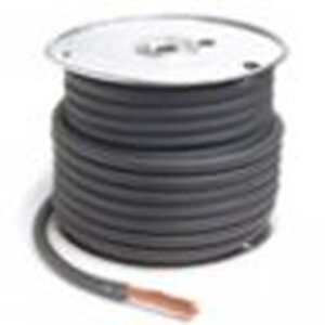 Grote Accessory Line Welding Cable, Black, 4 GA, 25' Spool - 82-5724