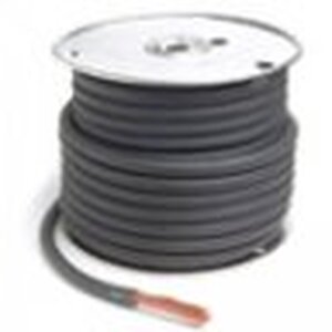 Grote Accessory Line Welding Cable, Black, 1 GA, 25' Spool - 82-5737