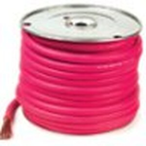 Grote Accessory Line Welding Cable, Red, 2/0 GA, 100' Spool - 82-6731