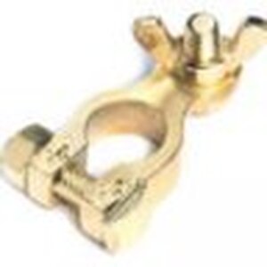 Grote Accessory Line Marine Terminal, Brass, 5/16", Negative, Pack 1 - 82-9125