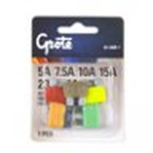 Grote Accessory Line Standard Blade Fuse Assortment, 7 Pack - 82-ANR-7