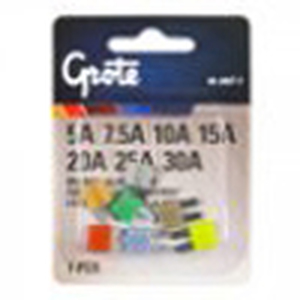 Grote Accessory Line Micro Blade Fuse - 2 Blade Assortment, 7 Pk - 82-ANT-7