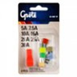 Grote Accessory Line Micro Blade Fuse - 2 Blade Assortment & Puller, 8 Pk - 82-ANT-7P