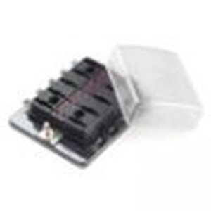 Grote Accessory Line LED Fuse Panel For Standard Blade Fuse, 10 Slot & Cover - 82-BLR-I-310