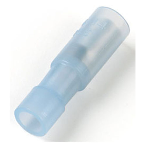 Grote Accessory Line Bullet Receptacle, Nylon, 16-14 Ga, .176", Pk 50 - 83-2402
