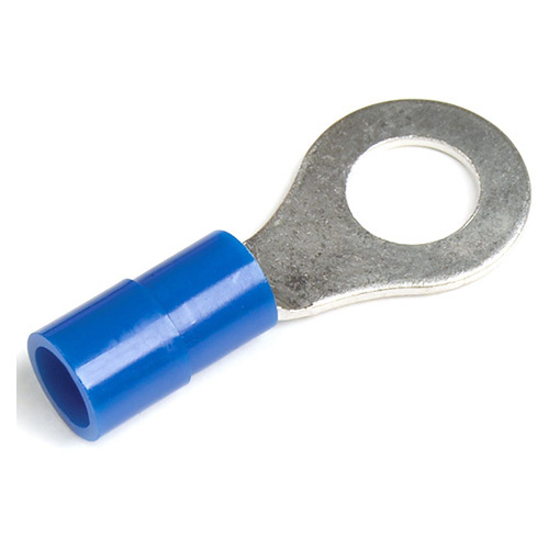 Grote Accessory Line Ring Terminal, Nylon, 16-14 Ga, 1/4", Pk 50 - 83-2448
