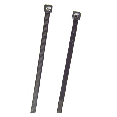 Grote Accessory Line Standard Tie, Black, 8", 18 Lb, Pack 100 83-6005