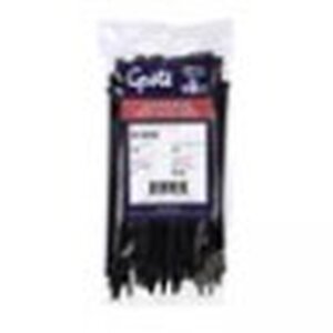 Grote Accessory Line Standard Tie, All Weather,Black, 5.8", 40 Lb, Pack 100 83-6007C