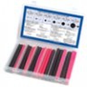 Grote Accessory Line Shrink Tubing Kit, 3:1, Dual Wall, Black/Red, 50 Pack - 83-6505