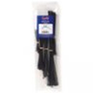 Grote Accessory Line Standard Cable Tie Assortment, Black, 125 Pack 83-6507