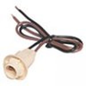 Grote Accessory Line Socket, 2 Prong, For 131, 168, 194, 194A - 84-1008