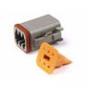 Grote Accessory Line Deutsch, 6-Way Housing And Wedglock, Male, 2 Pair - 84-2477
