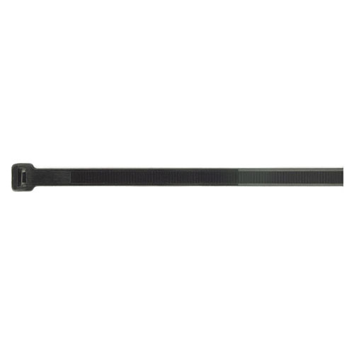 Grote Accessory Line Wide Strap Tie, Black, 9.1", 120 Lb, Pack 25 85-6042