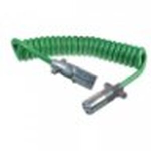 Grote Accessory Line Trailer Wiring Polyurethane Coil Cord 15', Green, 1/8, 2/10, 4/12 Gauge 87104