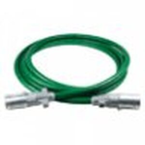 Grote Accessory Line Trailer Wiring, Straight Green ABS, 15', 4/12, 2/10 & 1/8 Gauge, Metal Plugs 87172