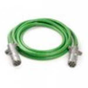 Grote Accessory Line Trailer Wiring, Straight Green ABS, 20', 4/12, 2/10, 1/8 Gauge, Metal Plugs 87173