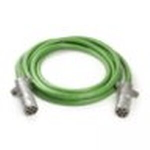Grote Accessory Line Trailer Wiring, Straight Green ABS, 9', 4/12, 2/10 & 1/8 Gauge, Metal Plugs 87192