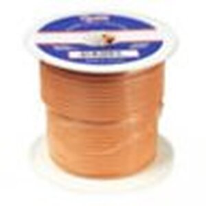 Grote Accessory Line Primary Wire, 16 Gauge, Orange, 100' Spool - 87-8012
