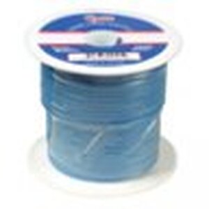 Grote Accessory Line Primary Wire, 18 Gauge, Blue, 100' Spool - 87-9010