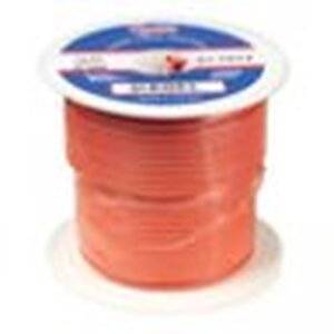Grote Accessory Line Primary Wire, 18 Gauge, Orange, 100' Spool - 87-9012