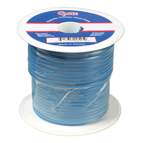 Grote Accessory Line Primary Wire, 14 Gauge, Blue, 1000' Spool - 88-7010