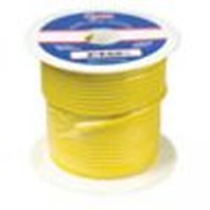 Grote Accessory Line Primary Wire, 18 Gauge, Yellow, 1000' Spool - 88-9011