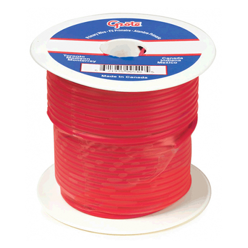 Grote Accessory Line Primary Wire, 14 Gauge, Red, 25' Spool - 89-7000