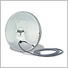 Grote Mirror, 8", Stainless Steel, Convex Heated - 12283