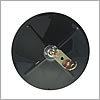 Grote Mirror, 8.5", Black, Convex Head - 16032