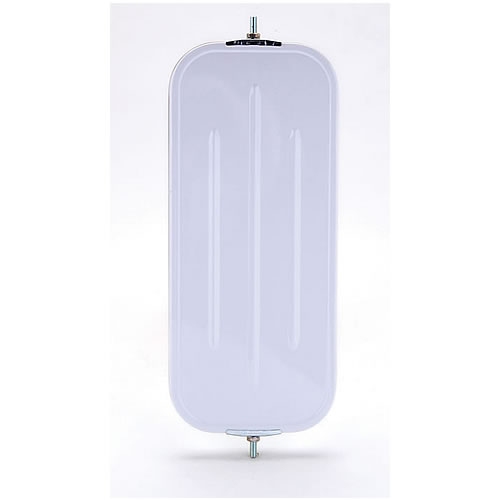 Grote Mirror, 7" x 16", White, Oem-Style Flat Ribbed Back WC - 16091