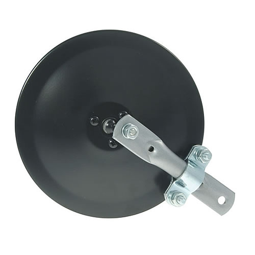 Grote Mirror, 6", Black, Round Clamp-On Stack & Spot Assy - 28042