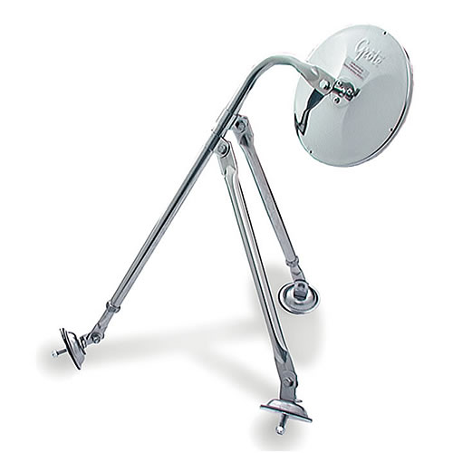 Grote Mirror, Stainless Steel, Conventional Fender Mount Assembly - 28443