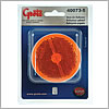 Grote Reflector, 2.5", Yellow, Round Stick-On, Pair, Retail Pack - 40073-5