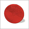 Grote Reflector, 2.5" Round, Red, Sealed, Center-Mount - 40092