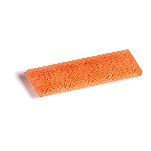 Grote Reflector, Yellow, Mini Stick-On Rectangular - 40133