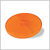 Grote Reflector, 2" Round, Yellow, Sealed Center-Mount - 41013
