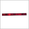 Grote Reflector, 12" Red, Plastic Strip - 41122
