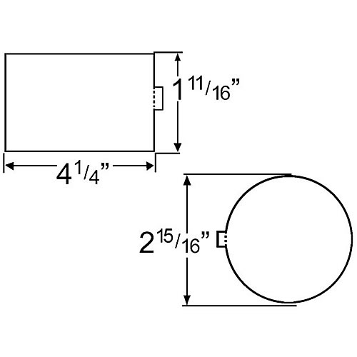 Grote Reflector, 3" Round, Red, Stick-On, Class "A" Tape - 41142