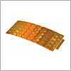 Grote Reflector, 1-3/4" X 3-13/16" Rectangular, Yellow, Stick-On, Class "A" Tape - 41153
