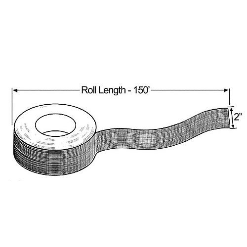 Grote Conspicuity Tape, 11" X 7", Red/Silver, 2" X 150' Roll - 5 Year Warranty - 41160