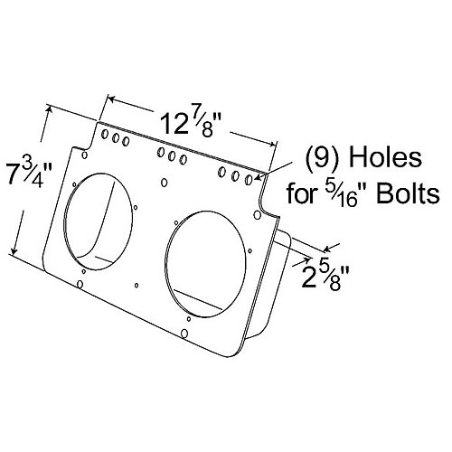 Grote Bracket, Closed Back Mounting Module - 43655