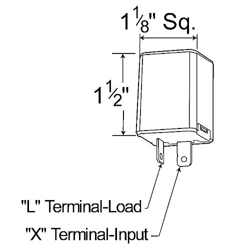 Grote Flasher, 12-Lamp Electromechanical Flasher, 2 Terminal - 44530