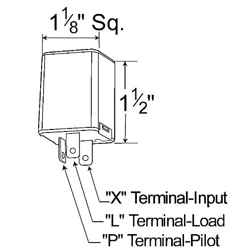Grote Flasher, 12-Lamp Electromechanical Flasher, 3 Terminal - 44540
