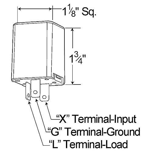Grote Flasher, North American (Iso) Pin Out, Steady Flash Rate - 44892