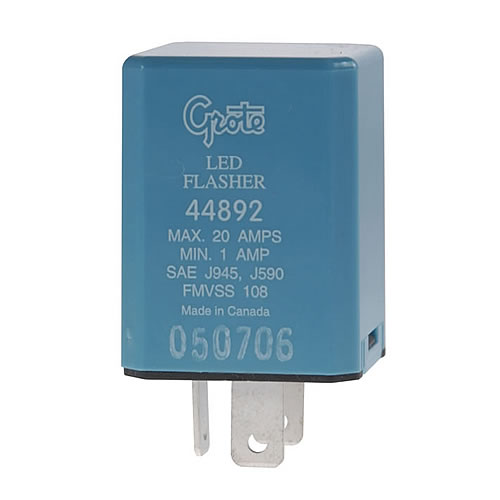 Grote Flasher, North American (Iso) Pin Out, Steady Flash Rate - 44892