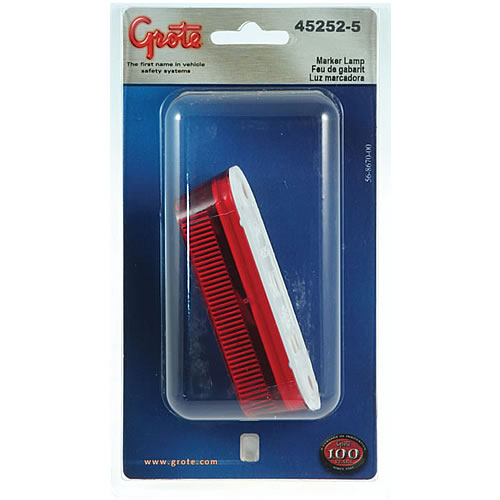 Grote Clearance/Marker Lamp, Red, Thin-Line, Single Bulb, Retail Pack - 45252-5