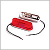 Grote Clearance/Marker Lamp, Red, Thin-Line, Single Bulb - 45252