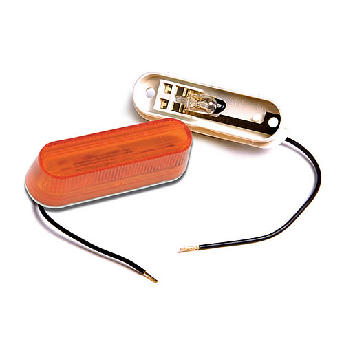 Grote Clearance/Marker Lamp, Yellow, Thin-Line, Single Bulb - 45253